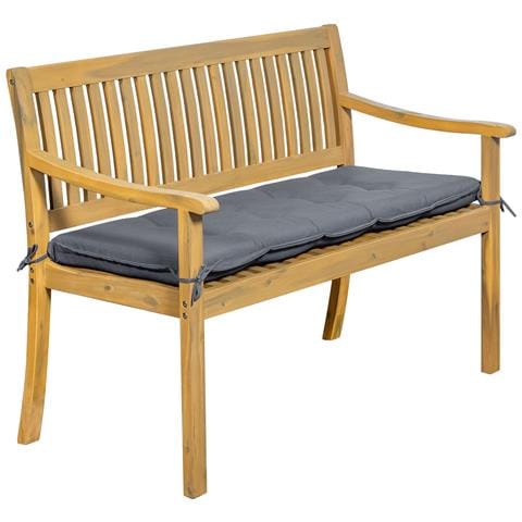 Panca In Acacia Similan - Cuscini Grigi - Foto 1