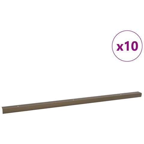 Paragradini 10 pcs Marrone 67 cm Alluminio - Foto 1