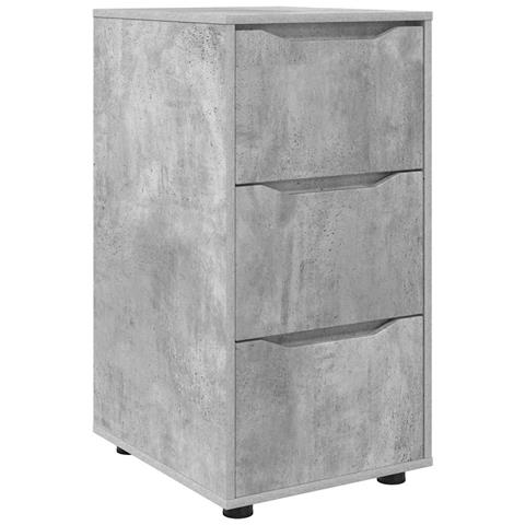 Armadio Grigio cemento 40 x 48 x 81 cm Legno multistrato - Foto 1