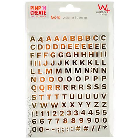 Lettere Adesive Diy Pimp And Create, Oro - Foto 1