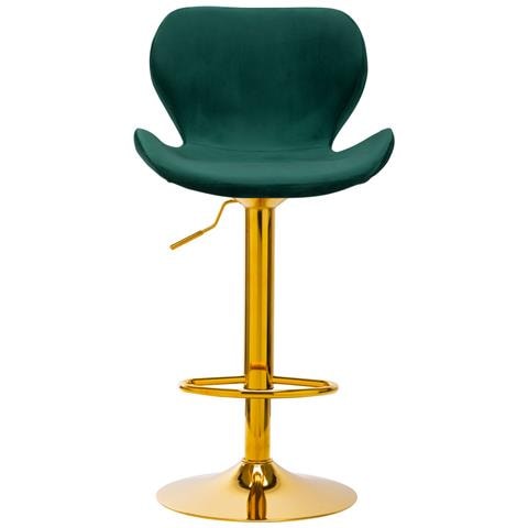 SGABELLO BAR QS-B15 VELLUTO VERDE - Foto 4