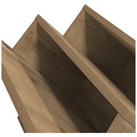Scaffale per riviste Rovere artigianale 53 x 40 x 28.5 cm - Foto 9