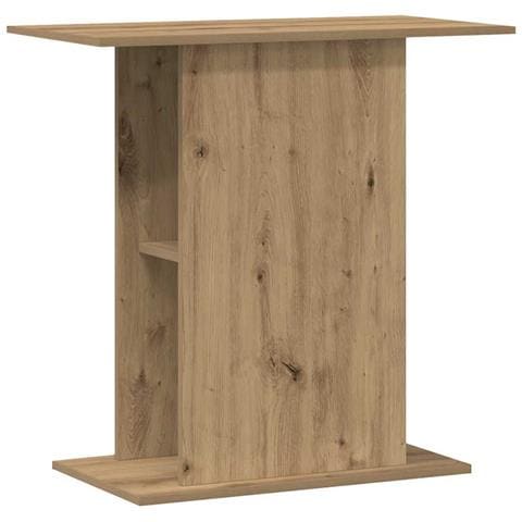 Supporto per acquario artigianale in rovere 36x75x72,5 cm in legno ingegnerizzato - Foto 1