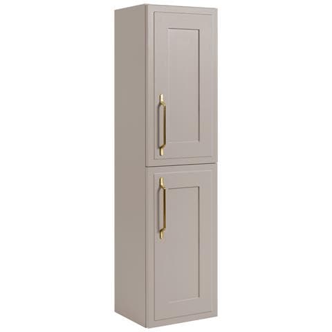 | Mobile alto - 136 cm - Cashmere opaco - Design elegante - Materiali di alta qualità - Mobile da bagno - CLASSIC - Foto 1