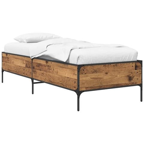 Struttura del letto Legno antico 80 x 200 cm - Foto 1