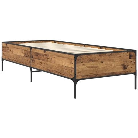 Struttura del letto Legno antico 80 x 200 cm - Foto 2