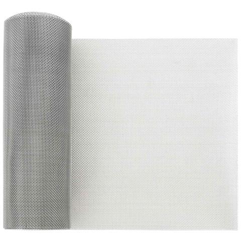 Rete per schermatura 20 x 500 cm 20 Mesh Argento - Foto 1