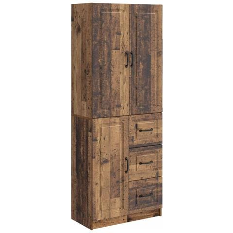 Set di armadi 2 pcs Legno antico Legno ingegnerizzato - Foto 1