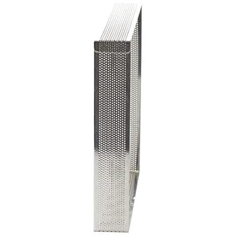 68570 - Stampo ad anello quadrato perforato 20x20x3,5 cm INOX - Foto 3