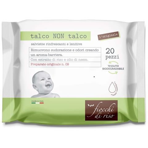 Fiocchi di Riso Salviette Talco Non Talco - Foto 1