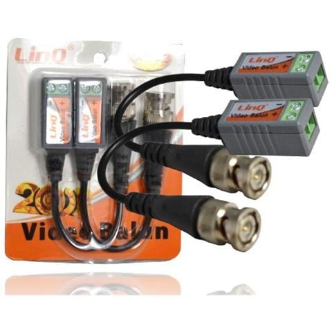 Coppia Di Ricetrasmettitori Linq Video Balun Bnc To Morsetti Passivi - Foto 1