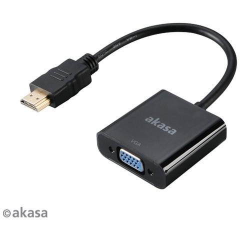 AK-CBHD15-20BK HDMI VGA Nero cavo di interfaccia e adattatore - Foto 2