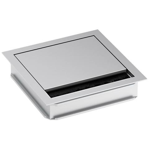 930.310 Passacavo Quadrato Ø (max.) 5 Mm Alluminio Argento (opaco Anodizzato) 1 Pz. - Foto 1
