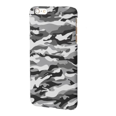 Stylish, Cover Gommata Sottile - Apple Iphone 6 Plus / 6s Plus - Grey Camo - Foto 2
