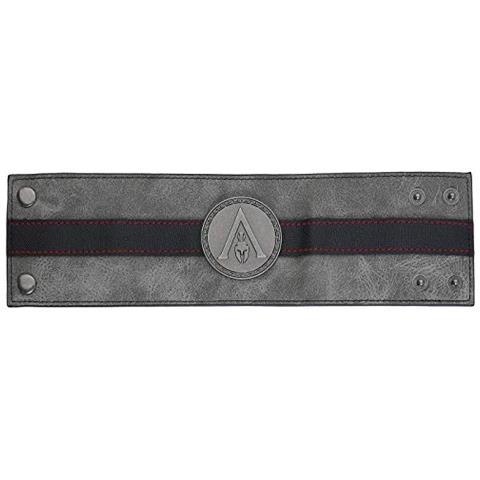 Assassin's Creed Odyssey - Metal Badge Wristband Braccialetto Nero - Foto 2
