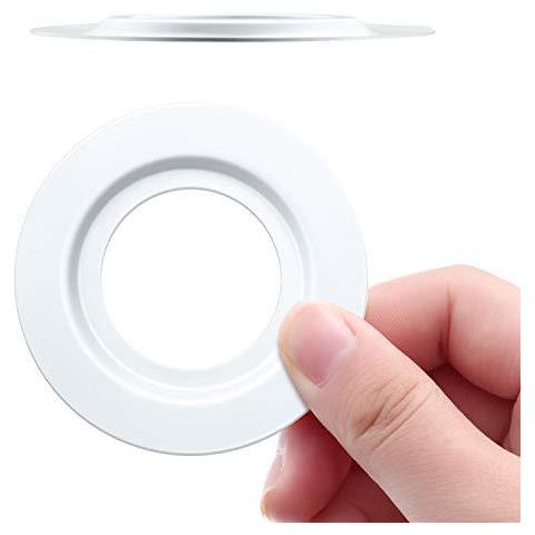 Lampada In Metallo Ombra Riduttore Ring Per Es E27 A Bc B22 Del Piatto Della Luce Montaggio Del Paralume Rondella Alladattatore Del Convertitore (bianco 8 Pezzi) - Foto 2