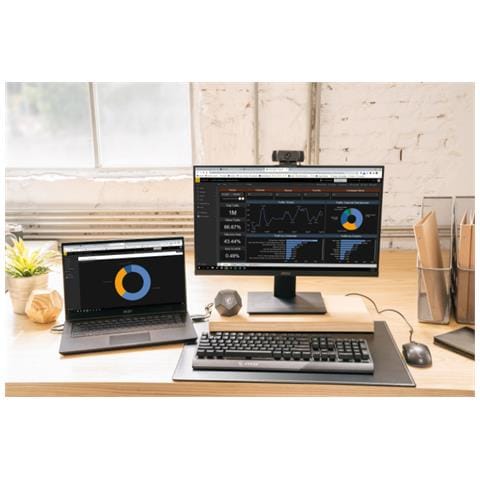 Webcam Full HD Procam 2 Mpx con Microfono Incorporato USB Colore Nero - Foto 4