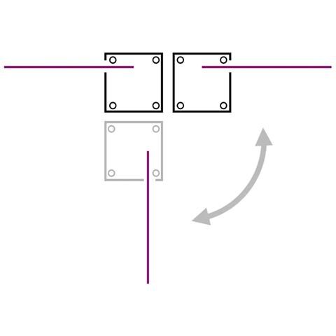 Tenda Laterale Retrattile Per Patio 170x1200 Cm Blu - Foto 2