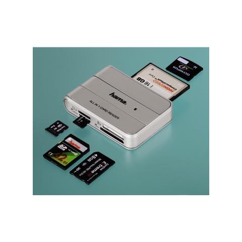 All in 1 USB 2.0 Argento lettore di schede - Foto 3