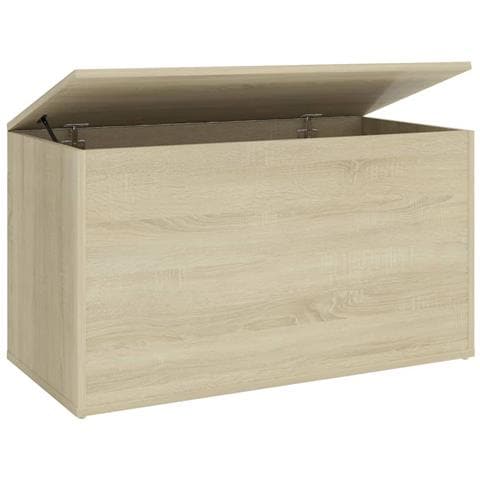Cassapanca Rovere Sonoma 84x42x46 cm in Legno Ingegnerizzato - Foto 1