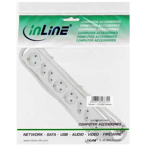 16481w Prolunghe E Multiple 1,5 M 8 Presa (e) Ac Bianco - Foto 1