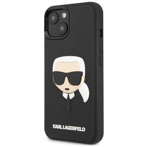 Hard Cover 3d Rubber Karl Head Black, For Iphone 14 Plus, Klhcp14mkh3dbk (klhcp14mkh3dbk) - Foto 1