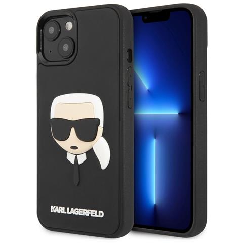 Hard Cover 3d Rubber Karl Head Black, For Iphone 14 Plus, Klhcp14mkh3dbk (klhcp14mkh3dbk) - Foto 2