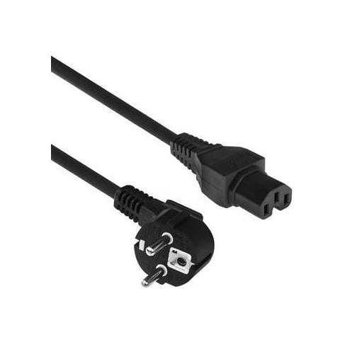 Ak5312 Cavo Di Alimentazione Nero 1 M Cee7/7 Accoppiatore C15 - Foto 1