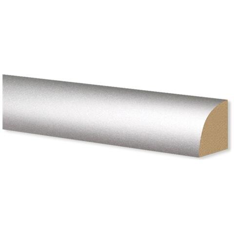 Basolino In Polimeri Equalwood Hi-tec 19x19x2000mm Allumino, Bianco E Altre Essenze - Alluminio - Foto 1