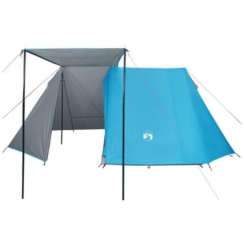 Tenda da Campeggio per 3 Persone Blu Impermeabile - Foto 2