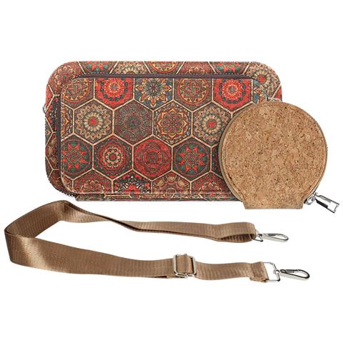 Pochette In Sughero, Collezione Corkinspire, Chiusure A Zip - Foto 1
