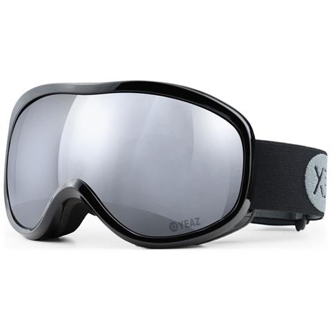 Maschera Steeze Occhiali Da Sci E Snowboard Argento /nero - Foto 1