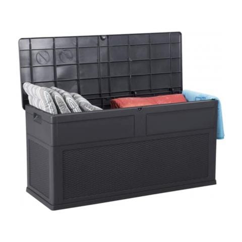 Baule Da Esterno Multiuso Contenitore Panca Cassapanca In Plastica Da Giardino - Foto 1