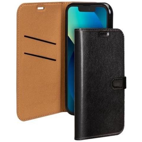 Custodia Per Iphone 13 Mini Folio Wallet Con Linguetta Magnetica, Nero - Foto 2