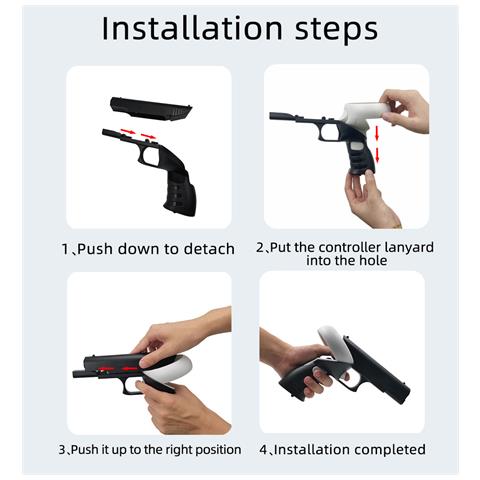 Game Grip Per Controller Vr Oculus Quest 2 - Foto 7