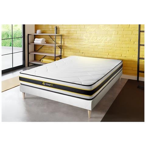 Kit Rete E Materasso Matrimoniale Flexy 140x200cm - Spessore : 22cm - Molle Insacchettate E Memory Foam - Rigido - Foto 1