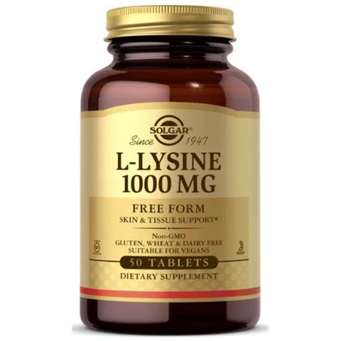 L-lisina 1000 Mg 50 Compresse Solgar - Foto 1