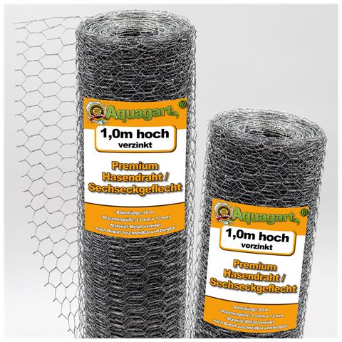 40m Rete Metallica Esagonale, Recinto Per Polli, Rete Per Conigli, Gabbia Per Conigli, Recinzione Per Conigli 100cm - Foto 1