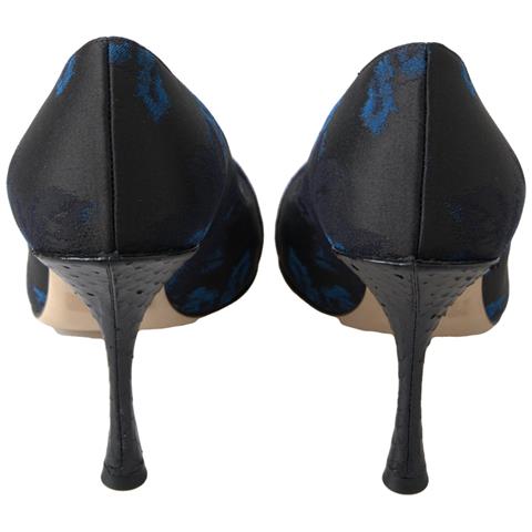 Scarpe Dã©colletã© In Cristallo Ayers Floreale Blu - Eu35.5/us5 - Foto 2