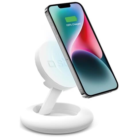 TEWIRMAGSTAND10W supporto per personal communication Supporto attivo Telefono cellulare /smartphone Bianco - Foto 1