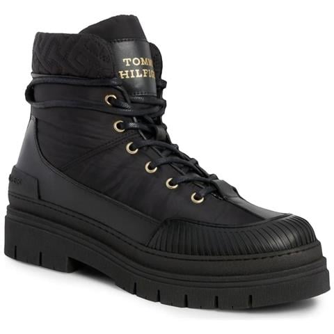 Monogram Outdoor Boot Stivaletti Cotone Scarpe Donna Nero Eu 36, Fw0fw07502 Bds - Foto 1