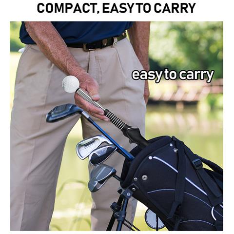 Aiuto Per L'allenamento Dello Swing Del Golf, Ausilio Telescopico Portatile Per L'allenamento Del Golf Blue - Foto 6