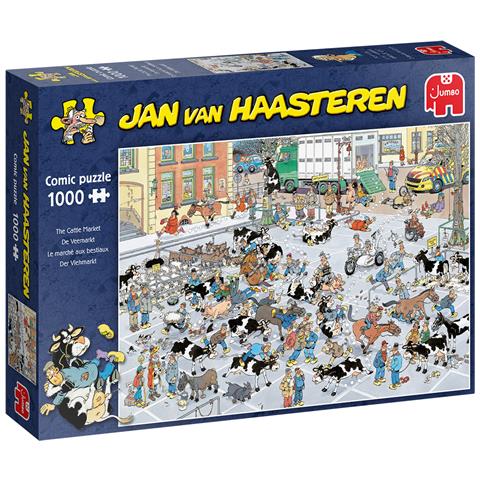 Jan Van Haasteren The Cattle Market 1000 Pcs Puzzle 1000 Pz Cartoni - Foto 1