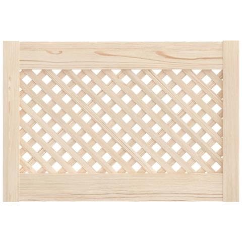 Ante Con Design A Reticolo 2 Pz 59,5x39,5 Cm In Legno Di Pino - Foto 3