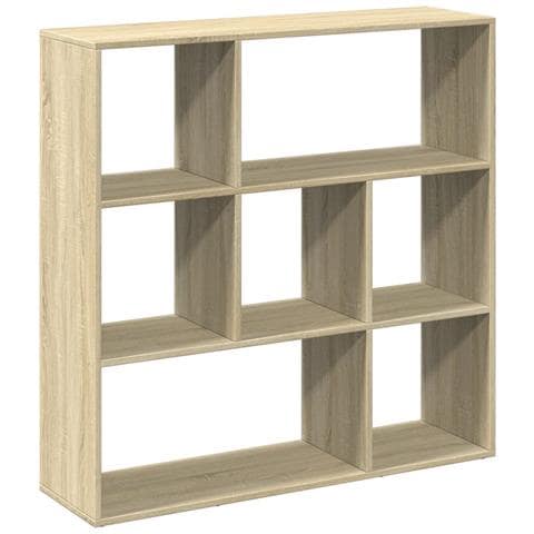 Libreria Divisorio Rovere Sonoma 102x29x103,5 Cm In Truciolato - Foto 2