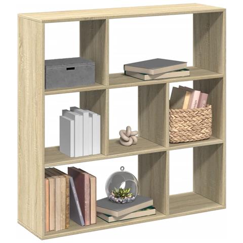 Libreria Divisorio Rovere Sonoma 102x29x103,5 Cm In Truciolato - Foto 1