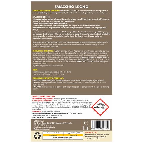 Smacchio Legno 1lt + Tampone Blu - Smacchiare - Foto 5