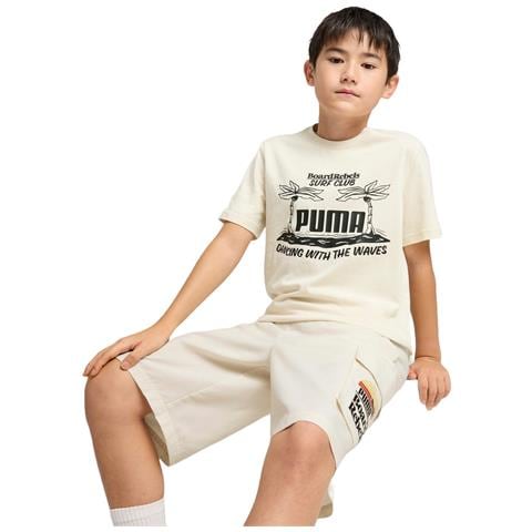 Mid90s Graphic Tee Iii B 68515287, Bambini, Beige, 140 - Foto 1