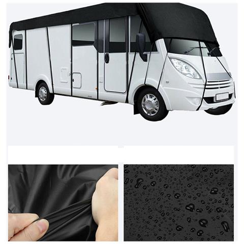 Telo Copri Camper Nero, Tessuto Oxford 210d  Xl - Foto 6
