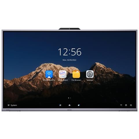 DS-D5B86RB /D lavagna interattiva 2,18 m (86") 3840 x 2160 Pixel Touch screen Nero, Grigio - Foto 1